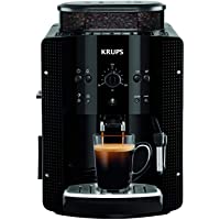 Krups EA8108 Roma - Cafetera Superautomática- 15 bares- molinillo de café cónico de metal- con selección de cantidad e…